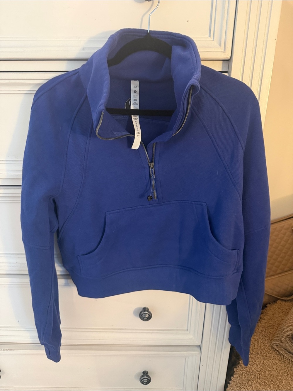 lululemon athletica Royal Blue Half-Zip Pullover